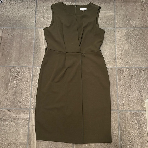 Calvin Klein Dresses & Skirts - Army Green Calvin Klein Dress
